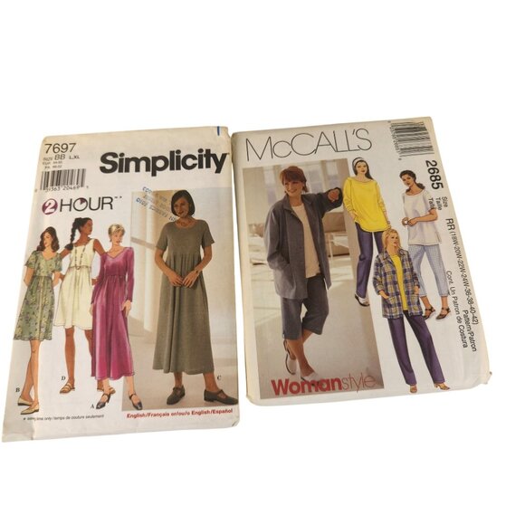 McCalls & Simplicity Dress Sewing Patterns Bundle Women’s Sizes Multiple Options - Picture 3 of 12